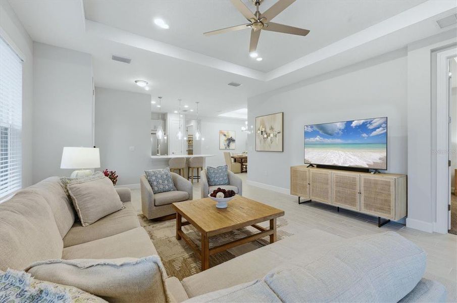 Furnished interior view inside a new home in , Bradenton (Image 5). Furnished interior view inside a new home in , Bradenton (Image 5).