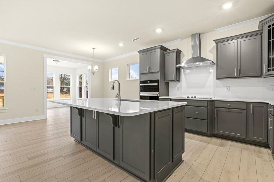 Furnished interior view inside a new home in Browning Mill, Wendell (Image 7).