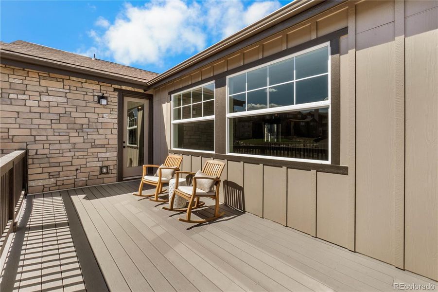 Primary bedroom balcony