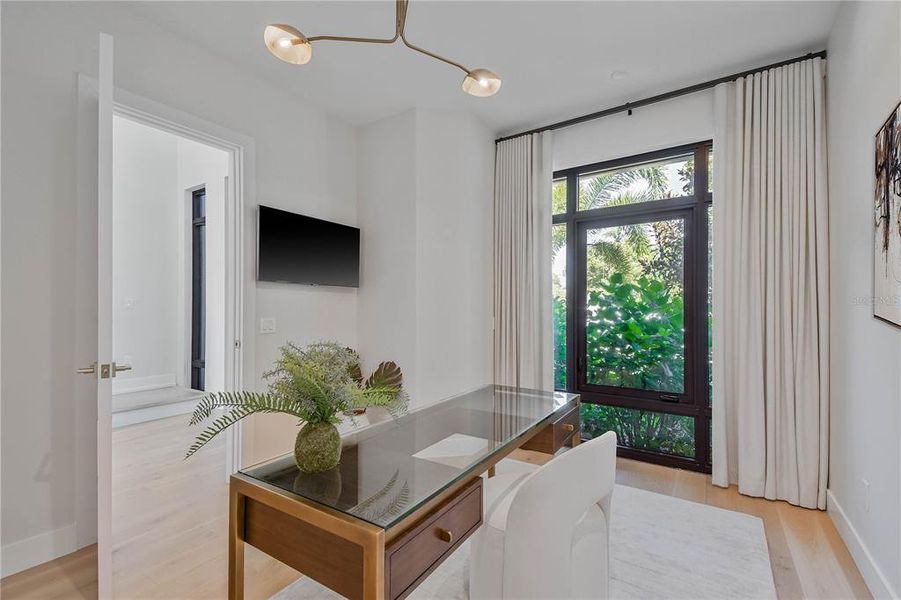 Furnished interior view inside a new home in , Dunedin (Image 33).