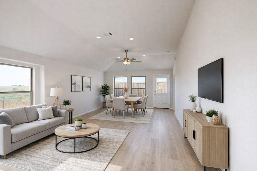 Furnished interior view inside a new home in Summerview, Fulshear (Image 8).