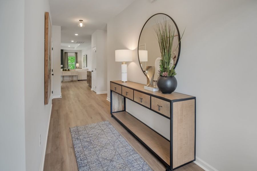 Furnished interior view inside a new home in The Oaks, Clarksville (Image 4).