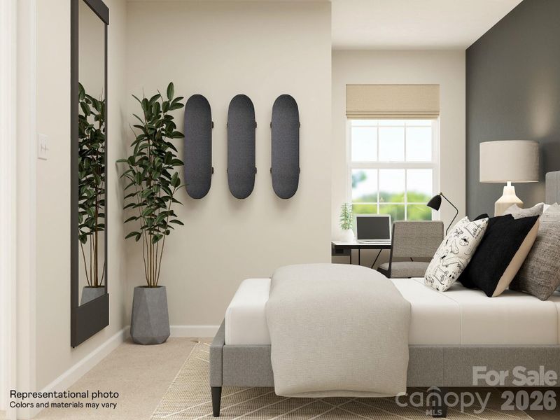 Furnished interior view inside a new home in The Vines, Charlotte (Image 9). Furnished interior view inside a new home in The Vines, Charlotte (Image 9).