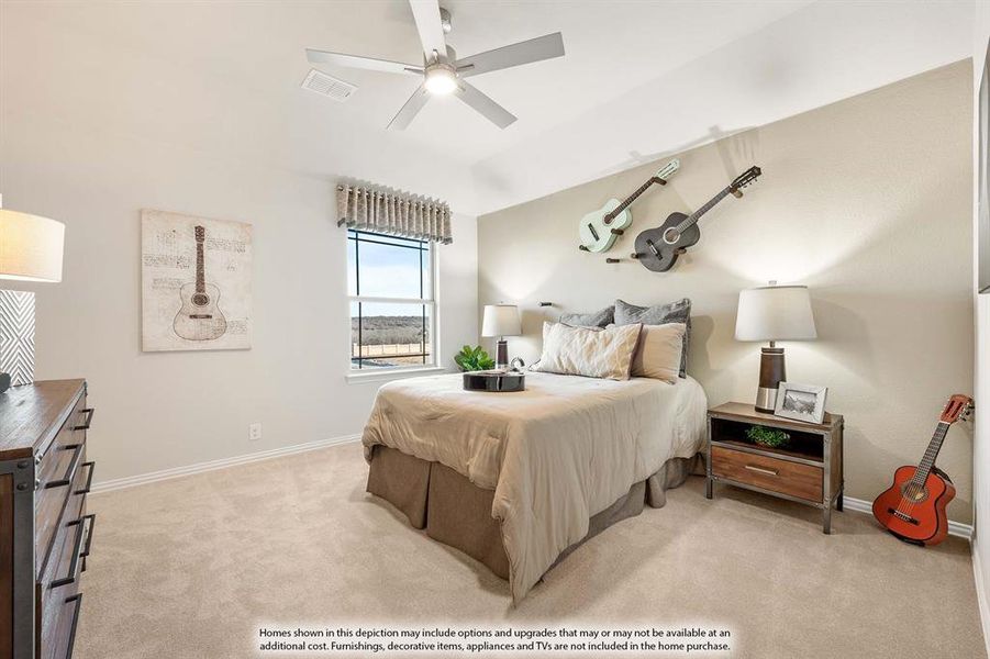 Furnished interior view inside a new home in ArrowBrooke, Aubrey (Image 17).