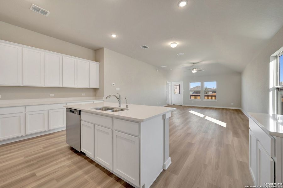 Furnished interior view inside a new home in Winding Brook, San Antonio (Image 10).