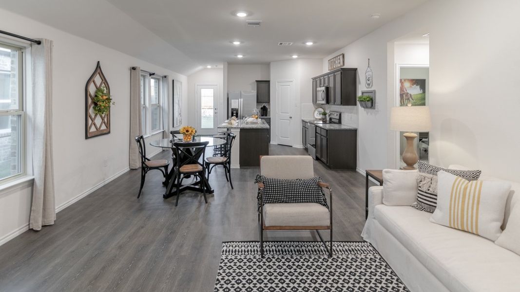 Furnished interior view inside a new home in Wildcat Ranch, Crandall (Image 14).