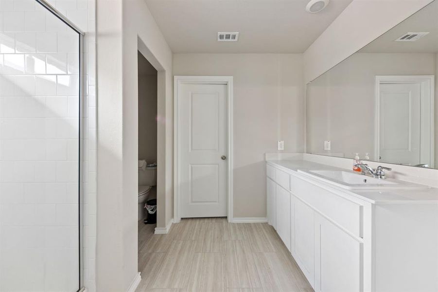 Furnished interior view inside a new home in Rosewood at Beltmill, Fort Worth (Image 14).