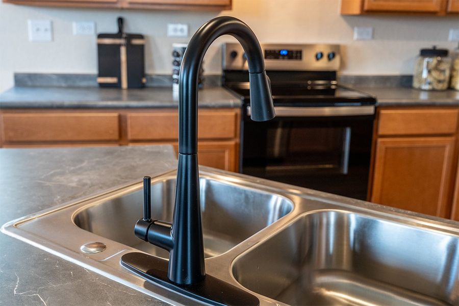 Matte black kitchen faucet Matte black kitchen faucet