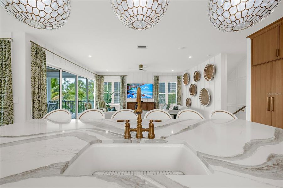 Furnished interior view inside a new home in , Sarasota (Image 50).