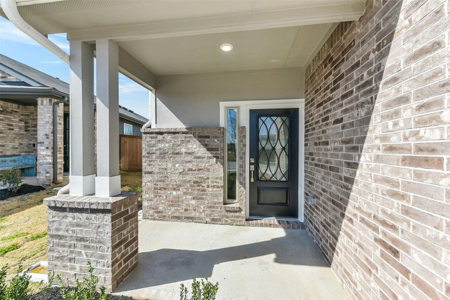 Exterior details and patio area of a home in Colony at Pinehurst, Pinehurst (Image 4).