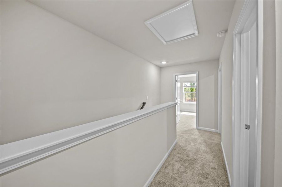 Representative unfurnished interior of a home built from the Palmetto II by McGuinn Homes in Clarke Townes, Anderson (Image 72).