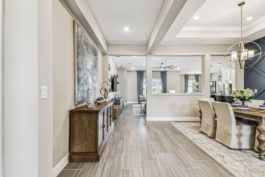 Furnished interior view inside a new home in River Preserve Estates, Parrish (Image 88).