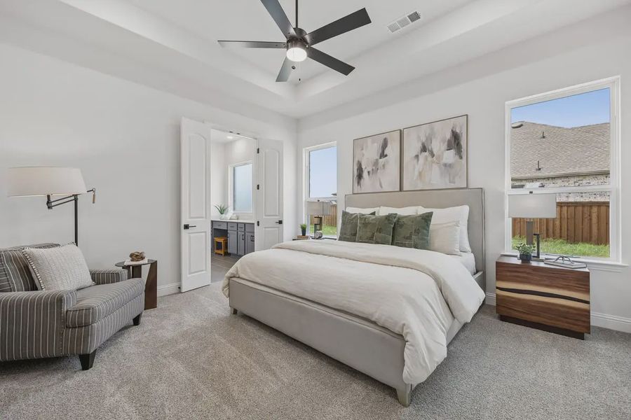 Furnished interior view inside a new home in Talia, Mesquite (Image 9).
