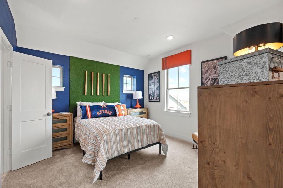 Furnished interior view inside a new home in Elyson, Katy (Image 6).