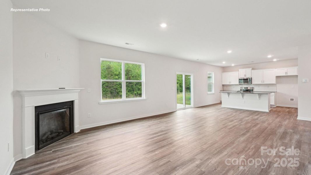 Spacious, unfurnished interior of a new home in Reedy Creek Preserve, Charlotte (Image 30).