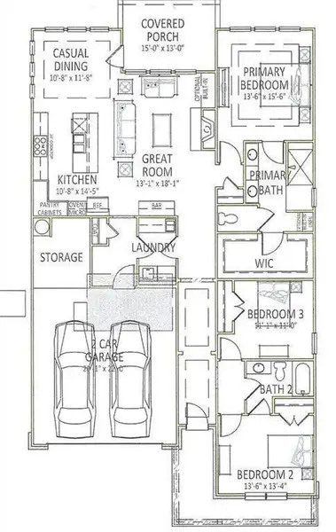 2D floor plan layout of this home in , Gainesville, GA (Image 4). 2D floor plan layout of this home in , Gainesville, GA (Image 4).