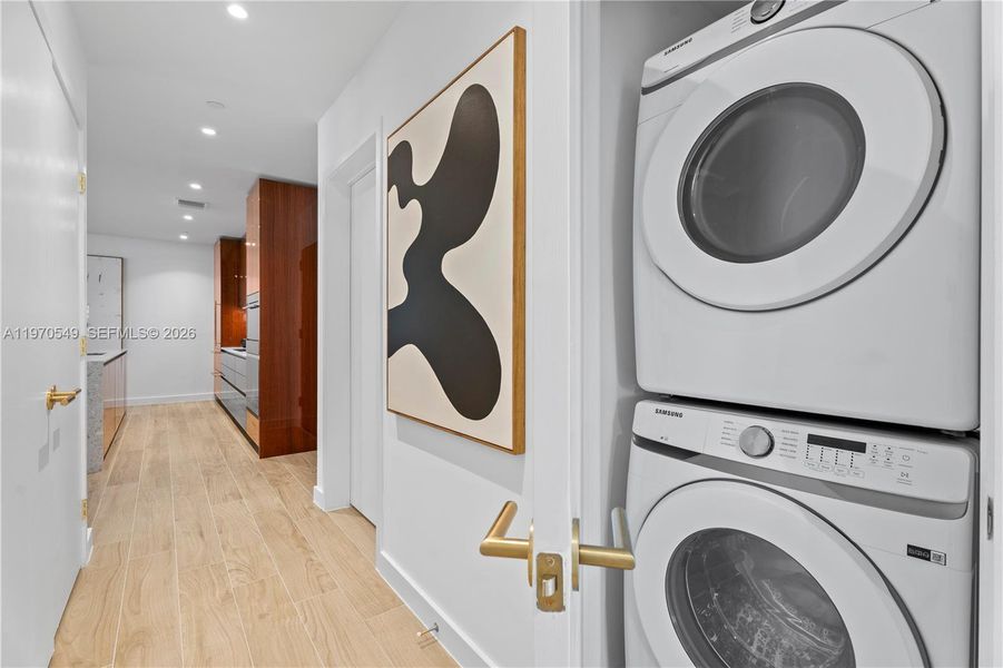 Furnished interior view inside a new home in , Miami (Image 14).