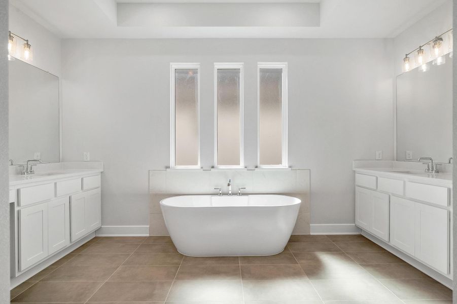 Furnished interior view inside a new home in Provence, Austin (Image 7).