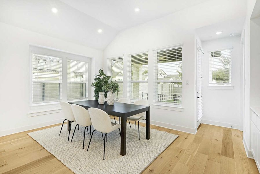 Representative Dining Room - some options shown