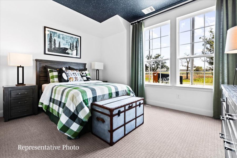 Furnished interior view inside a new home in River Ranch, Van Alstyne (Image 20).