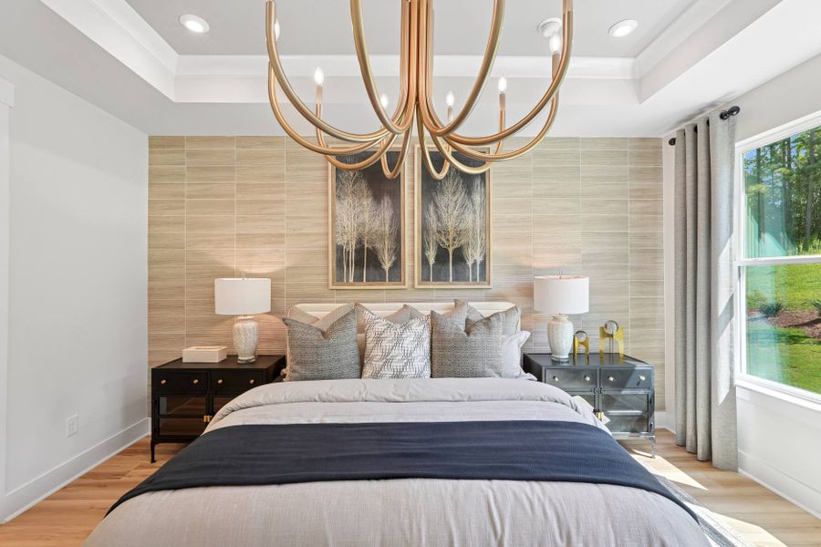 Representative furnished interior of a home built from the Sandy Lane by Tri Pointe Homes in The Pines Collection at Serenity, Fuquay Varina (Image 18).