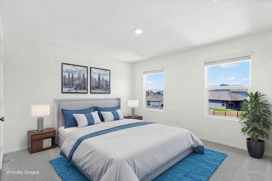 Furnished interior view inside a new home in Plum Creek North: Stonehill Collection, Kyle (Image 6).