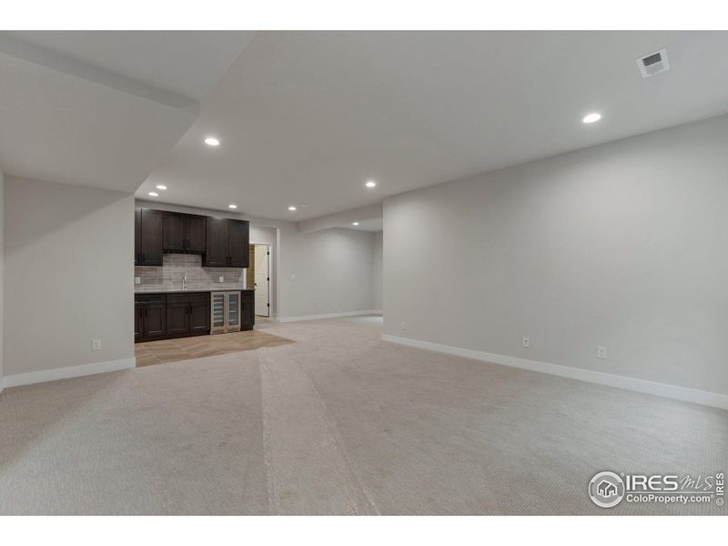 Finished Basement Rec Room