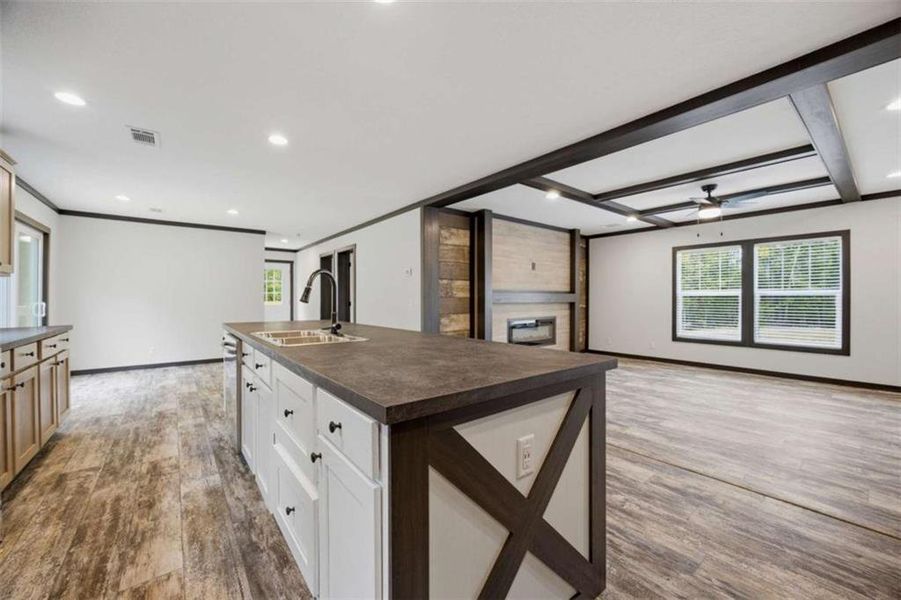 Furnished interior view inside a new home in , Eatonton (Image 6).