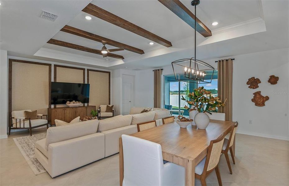 Furnished interior view inside a new home in , Ocala (Image 3).