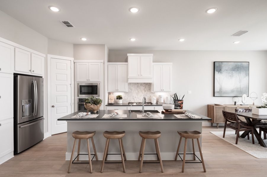 Representative furnished interior of a home built from the Verdin by Tri Pointe Homes in Pecan Ridge, Fulshear (Image 89).