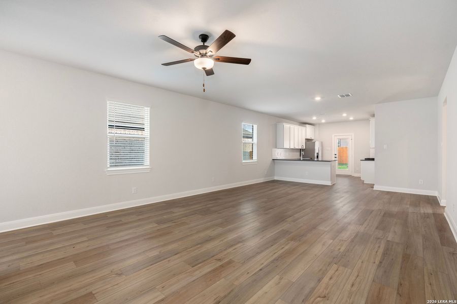 Spacious, unfurnished interior of a new home in Hightop Ridge, Converse (Image 12). Spacious, unfurnished interior of a new home in Hightop Ridge, Converse (Image 12).