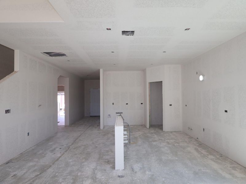 In-progress construction of a new home in Cascades at Onion Creek, Austin, TX (Image 11).