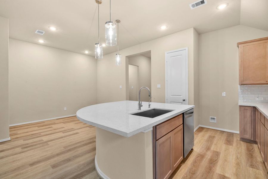 Furnished interior view inside a new home in Pomona 50' & 55', Manvel (Image 7).