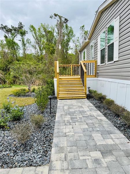 Exterior details and patio area of a home in , White Springs (Image 35).