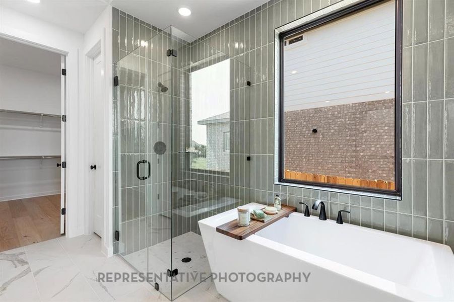 Furnished interior view inside a new home in Monterra, Fate (Image 33).