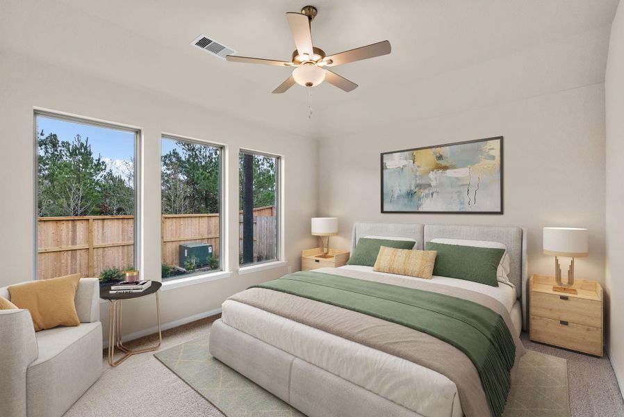 Furnished interior view inside a new home in Escondido, Magnolia (Image 12).