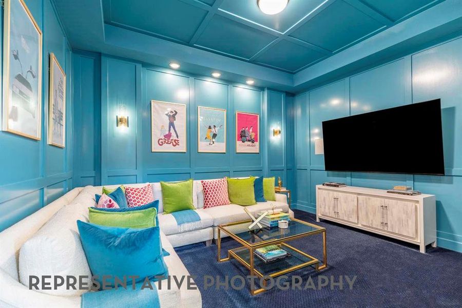 Furnished interior view inside a new home in Wildflower Ranch, Dish (Image 7).