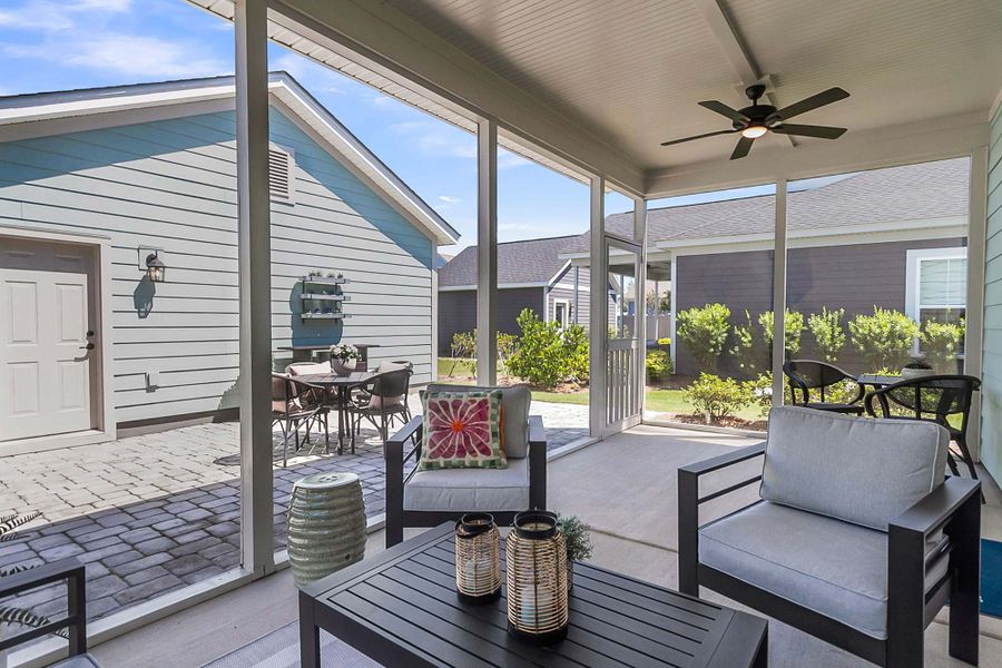Representative exterior details of a home built from the The Meadowview by David Weekley Homes in Nexton - Midtown - The Park Collection, Summerville (Image 2).