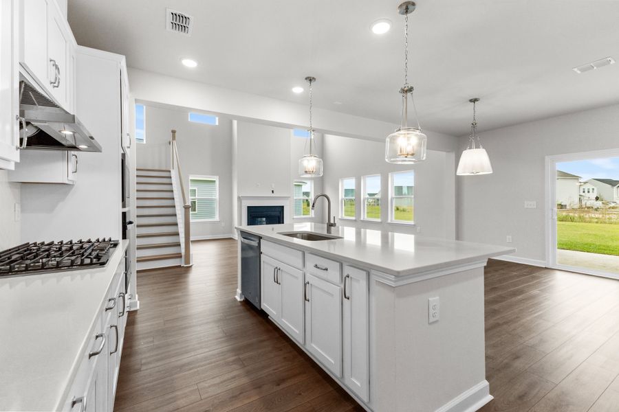 Representative furnished interior of a home built from the Monroe by Ashton Woods in Trieste at Bella Vita, Myrtle Beach (Image 12).