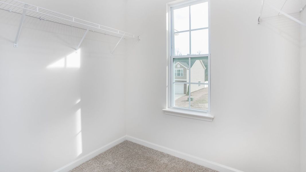 Spacious, unfurnished interior of a new home in The Gables at Edinborough Townes, Gibsonville (Image 15).