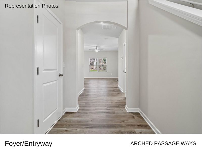 Spacious, unfurnished interior of a new home in McGee Place, Charlotte (Image 5).