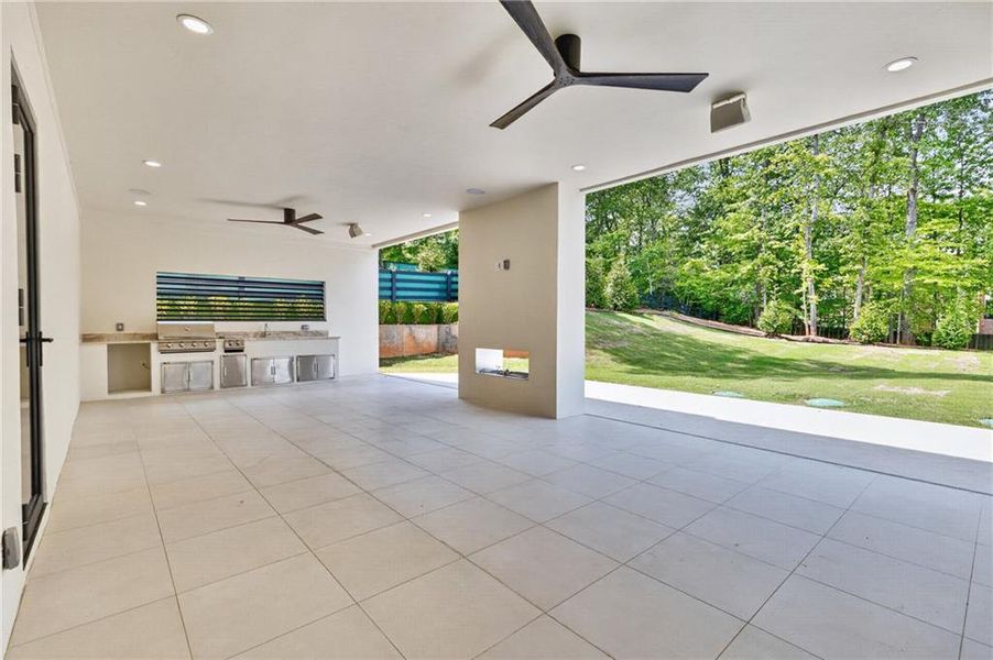 Exterior details and patio area of a home in , Sugar Hill (Image 34).