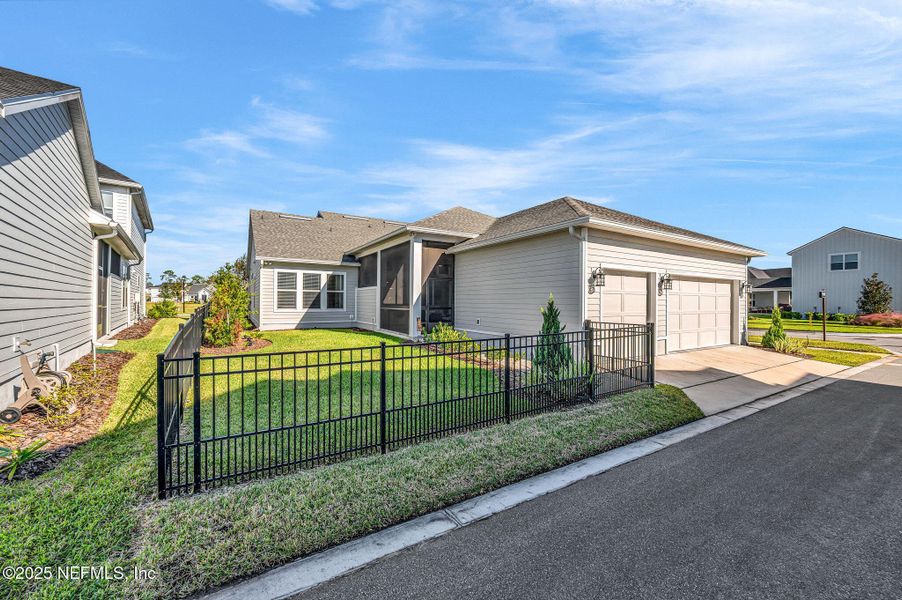 Front exterior of a new home in Seven Pines, Jacksonville, FL, highlighting curb appeal (Image 24). Front exterior of a new home in Seven Pines, Jacksonville, FL, highlighting curb appeal (Image 24).