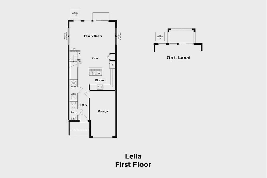 2D floor plan layout of this home in Twin Oaks, Zephyrhills, FL (Image 5). 2D floor plan layout of this home in Twin Oaks, Zephyrhills, FL (Image 5).