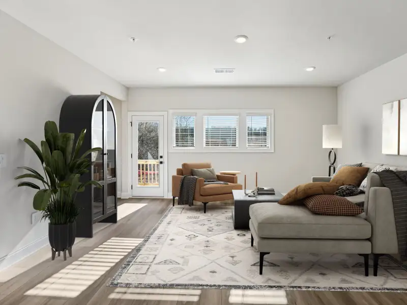 Furnished interior view inside a new home in Hemingway - Highland Series, Cumming (Image 4).