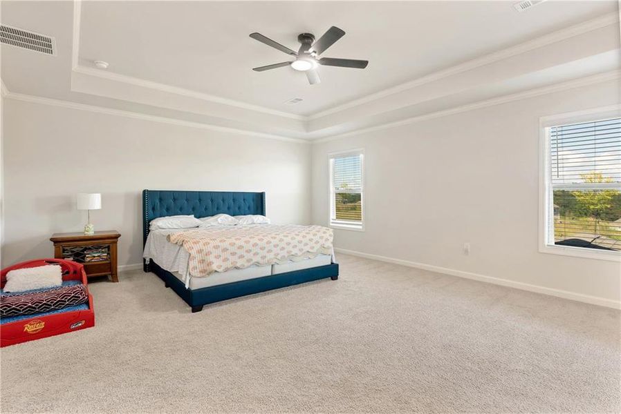Furnished interior view inside a new home in , Cumming (Image 32).