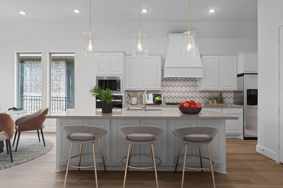 Furnished interior view inside a new home in Chambers Creek, Willis (Image 14).