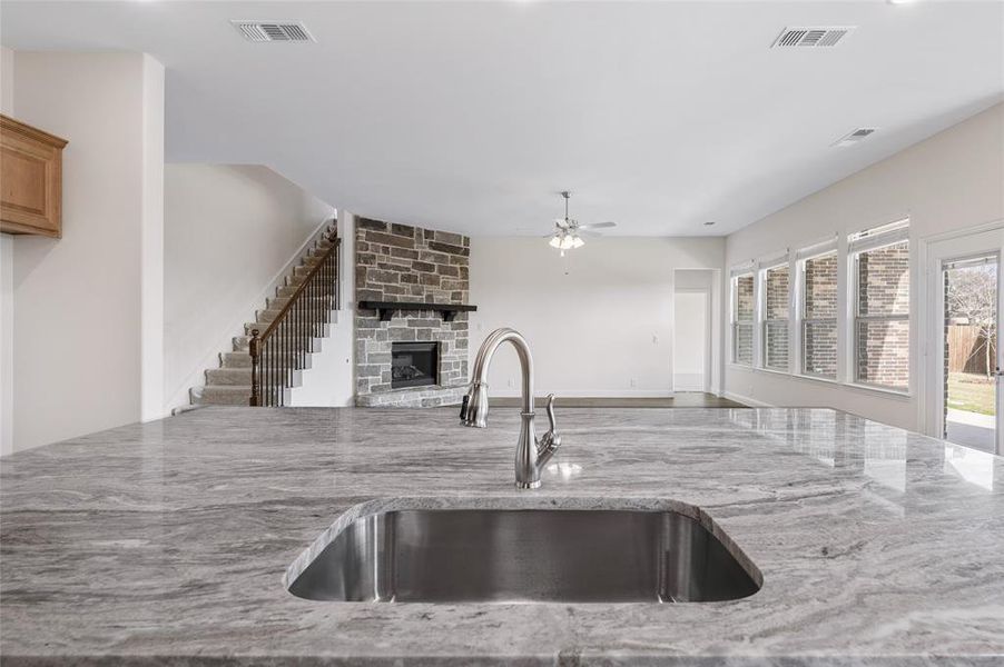 Close-up of interior finishes inside a home in Estates at Baker Park, Sherman (Image 12).