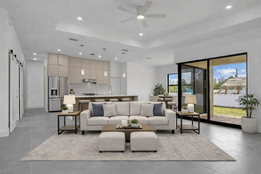 Furnished interior view inside a new home in , Port Charlotte (Image 5).
