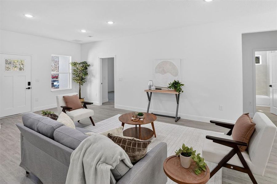 Furnished interior view inside a new home in , Citrus Springs (Image 9).